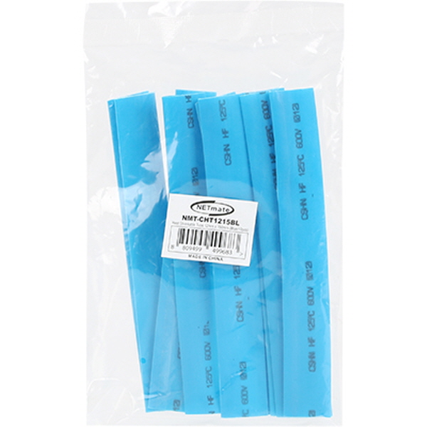 NETmate NMT-CHT1215BL 13.5x150mm 열 수축튜브 (블루/10EA)