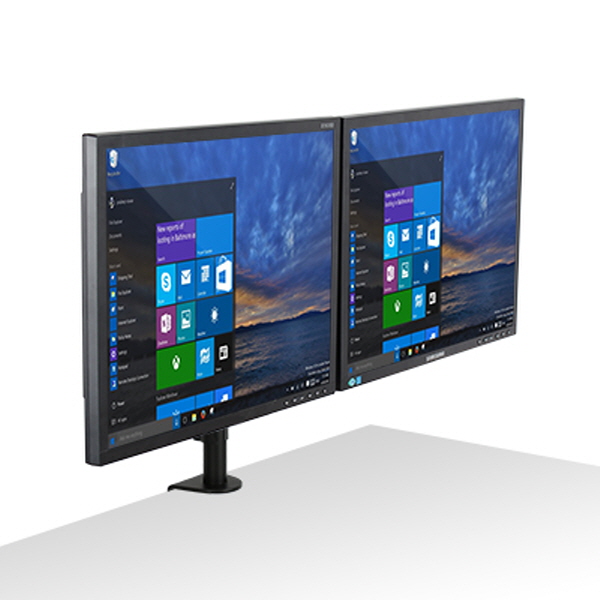 NETmate NMA-LT212 3단 관절형 듀얼 모니터 거치대(기계식/10kg)