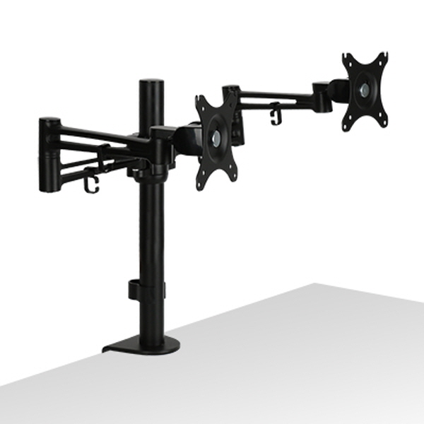 NETmate NMA-LT212 3단 관절형 듀얼 모니터 거치대(기계식/10kg)