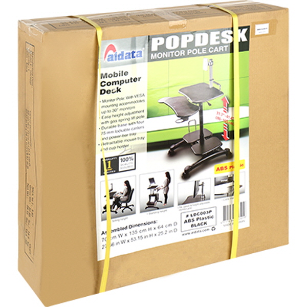 NETmate NMA-ALDC03 이동식 스탠딩 데스크(10~30형/10kg)