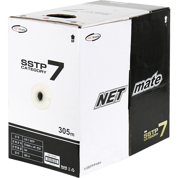NETmate NMC-US7305 CAT.7 SSTP 다이렉트 케이블 305m
