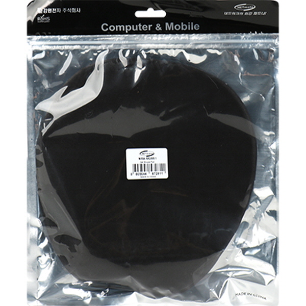 NETmate NMA-MGM01 손목보호 마우스 젤 패드(블랙/28mm)