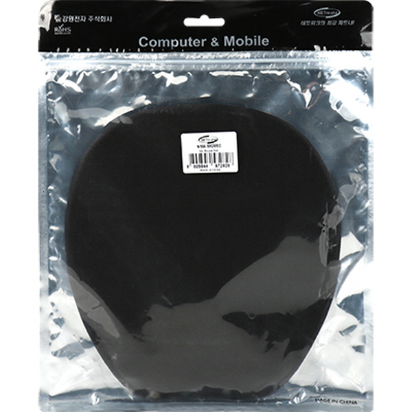 NETmate NMA-MGM02 손목보호 마우스 젤 패드(블랙/18mm)