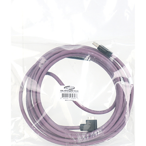 NETmate CBL-HFD3igMB-5mLA USB3.0 High-Flex AM-MicroB 리피터 5m (독일 igus 선재/꺾임)