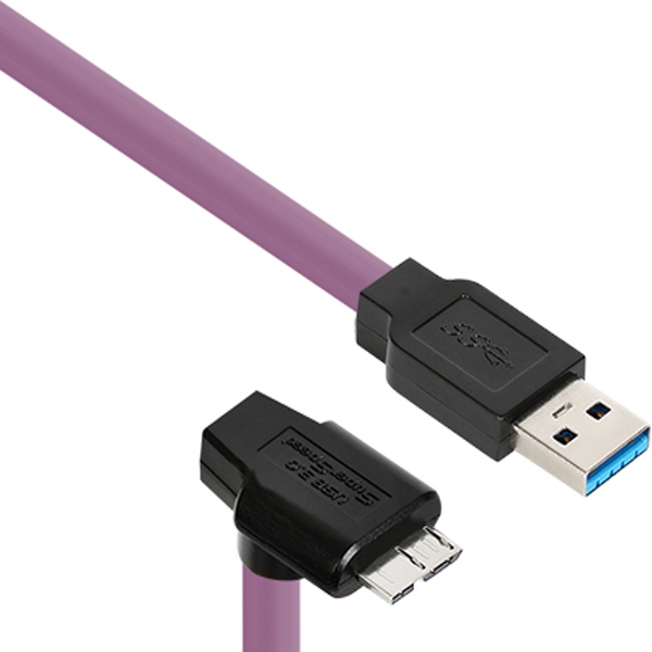 NETmate CBL-HFPD3igMB-2mDA USB3.0 High-Flex AM-MicroB 케이블 2m (독일 igus 선재/꺾임)