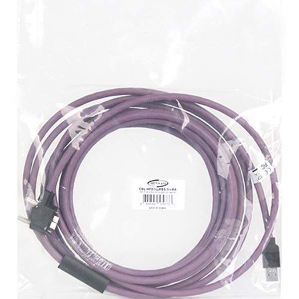 NETmate CBL-HFD3igMBS-5mRA USB3.0 High-Flex AM-MicroB 리피터 5m (독일 igus 선재/꺾임/Lock)