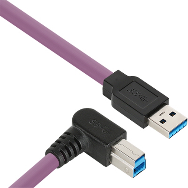 NETmate CBL-HFPD3ig-2mRA USB3.0 High-Flex AM-BM 케이블 2m (독일 igus 선재/igus/꺾임)