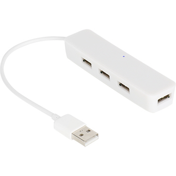 NETmate NMX-BY222 USB2.0 4포트 무전원 허브 (화이트)