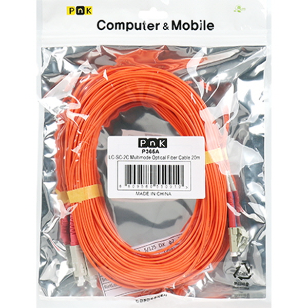 PnK P365A 광점퍼코드 LC-SC-2C-멀티모드 20m