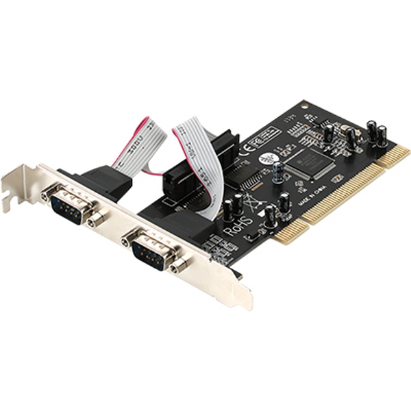 NETmate NMS-SW2 2포트 PCI 시리얼카드(ASIX)(슬림PC겸용)