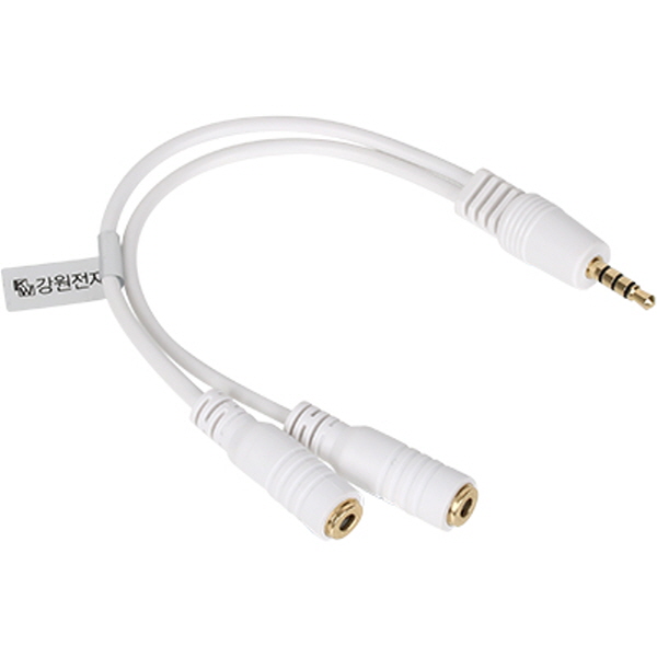 NETmate NM-GSTY04 스테레오[4극] Y형 케이블 0.18m