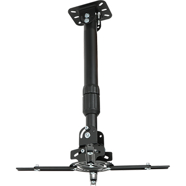 NETmate NMA-VM16LB 멀티 프로젝터 천장/벽면 고정형 봉 거치대(Ø73~395mm 장착 홀/13.6kg)