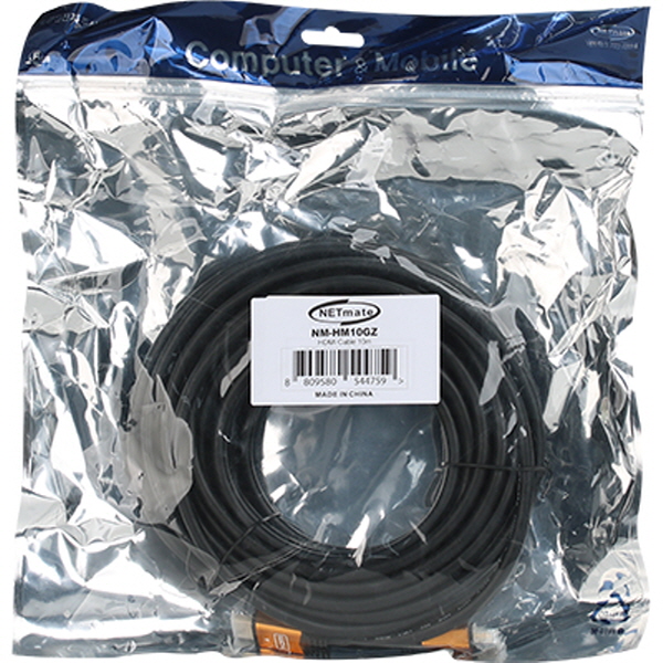 NETmate NM-HM10GZ 4K 30Hz HDMI 1.4 Gold Metal 케이블 10m