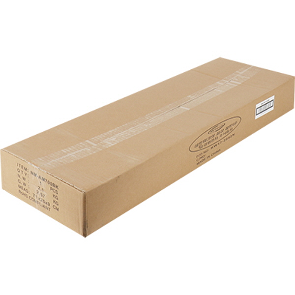 NETmate NM-AM700BK 다용도 메탈 받침대 (700x240x80mm/블랙)