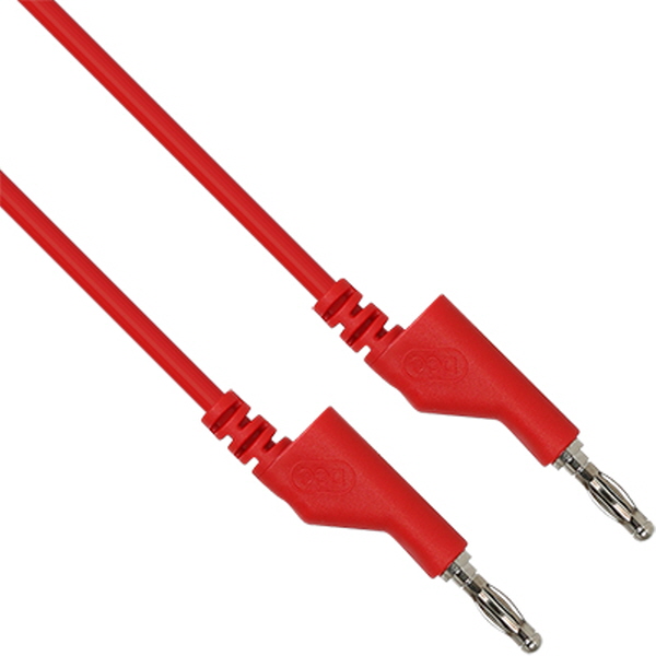 NETmate NMC-BB05R 바나나 플러그/잭 케이블 0.5m (레드)