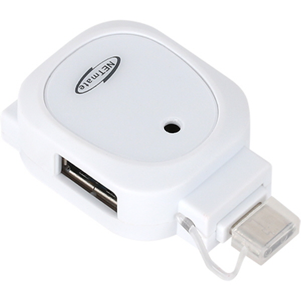 NETmate NM-MCR01 USB3.1 Type C 2포트 2 in 1 멀티 허브