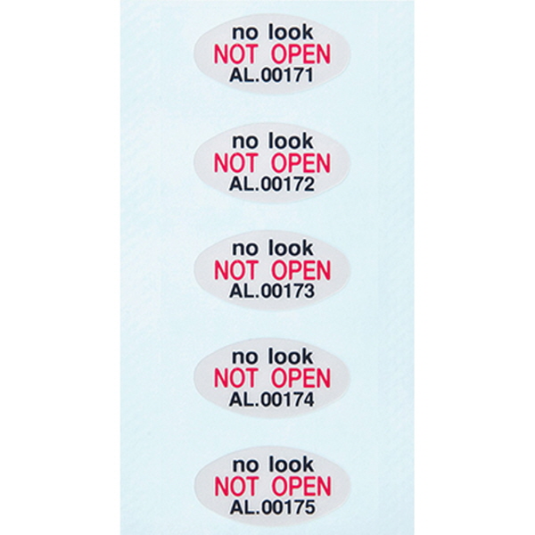 SANWA SL-5H-5 열쇠 일련번호 보안 스티커(5매)