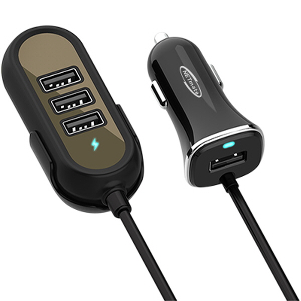 NETmate NM-HC103 차량용 USB 충전 시거잭(USB 3+1포트)