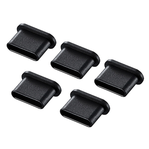 SANWA TK-CAP6BK USB Type C Female 보호캡 (블랙/5개)