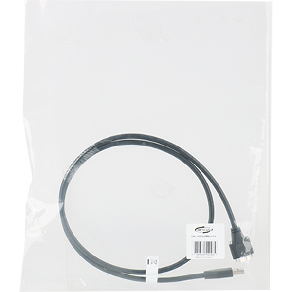 NETmate CBL-PD302MBH-1m USB3.0 AM-Micro B(Lock) 케이블 1m (블랙)
