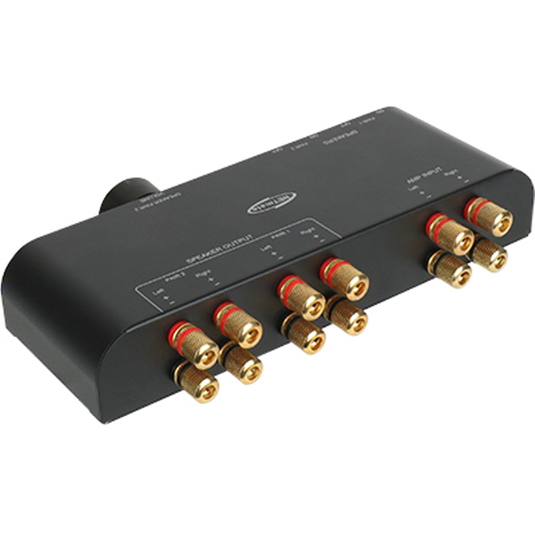 NETmate NM-GS270 2채널 스피커 선택 분배기(셀렉터)(바나나 잭)