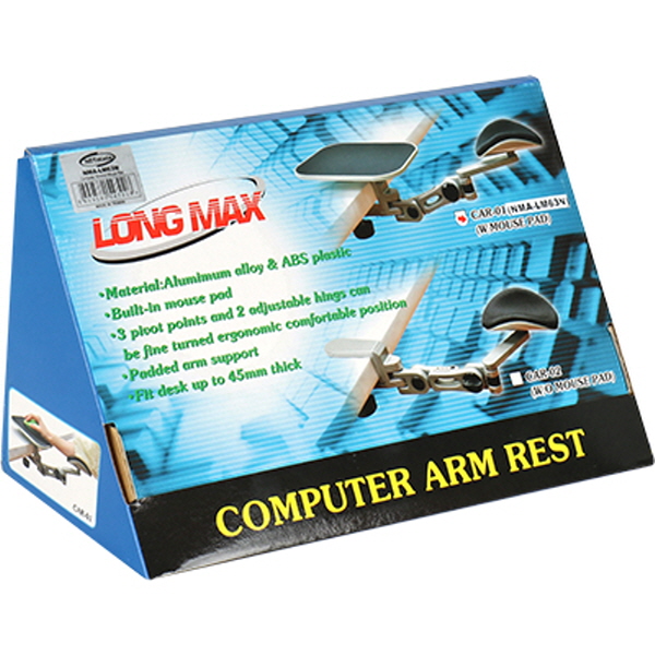 NETmate NMA-LM63N  마우스 패드 겸용 인체공학 팔 받침대