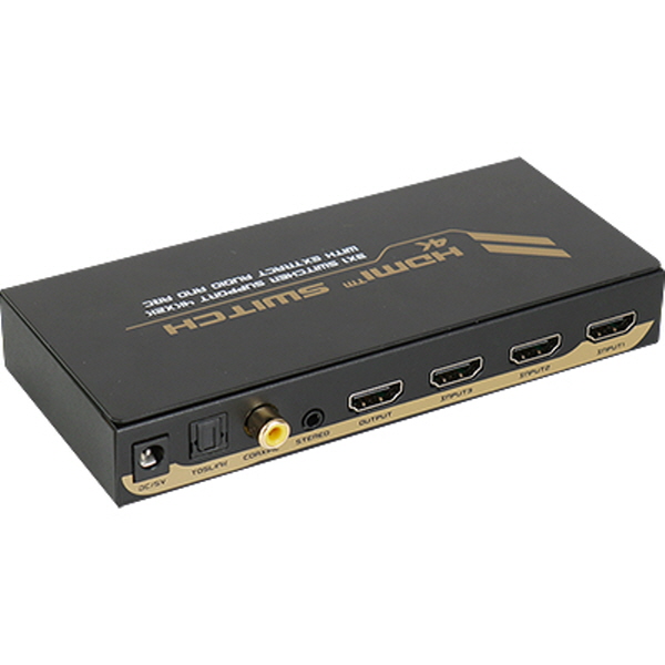 NETmate NM-PTH02 4K HDMI 3:1 선택기(리모컨)