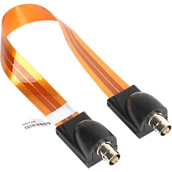 NETmate NM-WF03B 창틀 통과형 BNC 필름 케이블 220mm