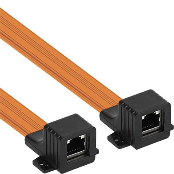 NETmate NM-WF05B 창틀 통과형 랜 필름 케이블 220mm