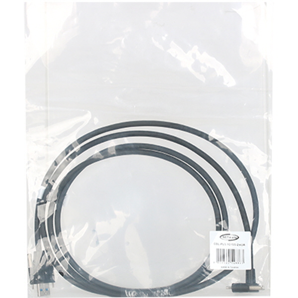 NETmate CBL-PU3.1G1SS-2mUA USB3.1 Gen1 AM(Lock)-CM(Lock) 케이블 2m (상하 꺾임)