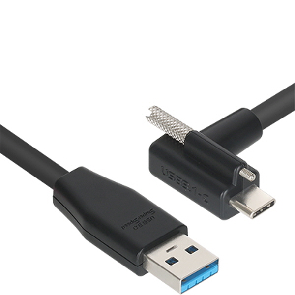 NETmate CBL-PU3.1G1XO-2mLA USB3.1 Gen1 AM-CM(Lock) 케이블 2m (좌우 꺾임)