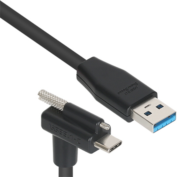 NETmate CBL-PU3.1G1XO-2mDA USB3.1 Gen1 AM-CM(Lock) 케이블 2m (상하 꺾임)