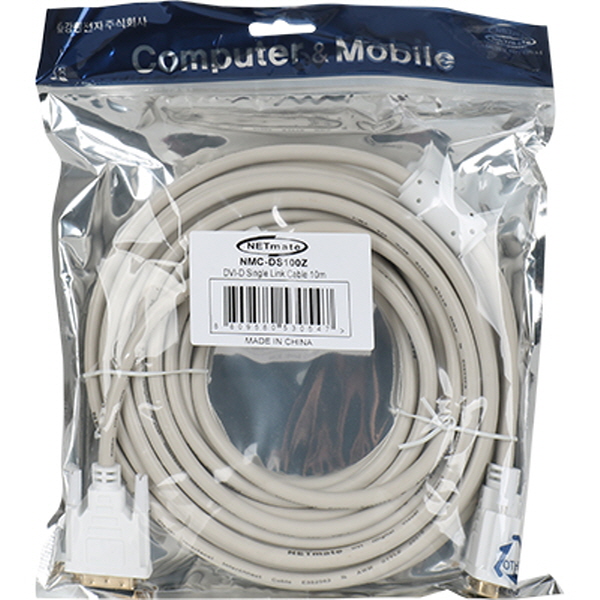 NETmate NMC-DS100Z DVI-D 싱글 케이블 10m