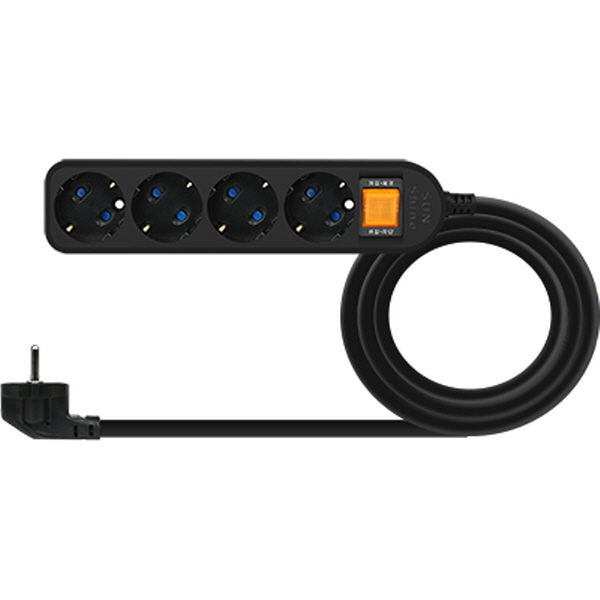 SAFE 멀티탭 NM-SB450 4구 접지 5m (블랙)