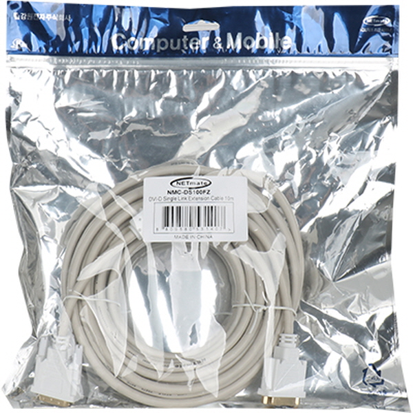 NETmate NMC-DS100FZ DVI-D 싱글 연장 케이블 10m