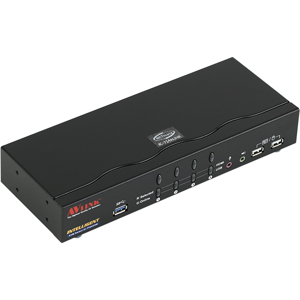 NETmate IC-714AUHR 4K 60Hz HDMI 2.0 KVM 4:1 스위치(USB)