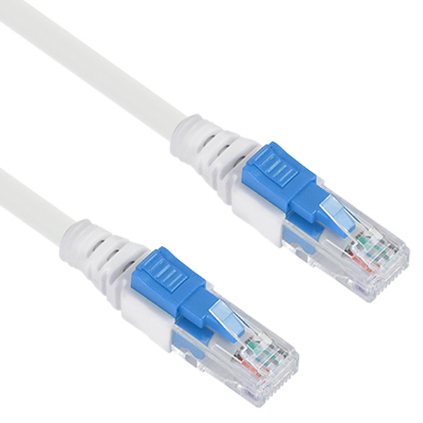 [표준제품]KW KW601S CAT.6 UTP 기가비트 보안 랜 케이블 1m