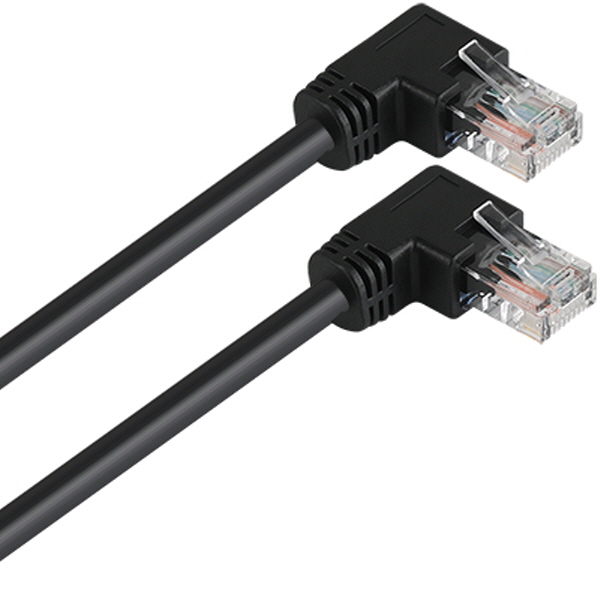 [표준제품]KW KW503R CAT.5E UTP 랜 케이블 3m (오른쪽 꺾임)