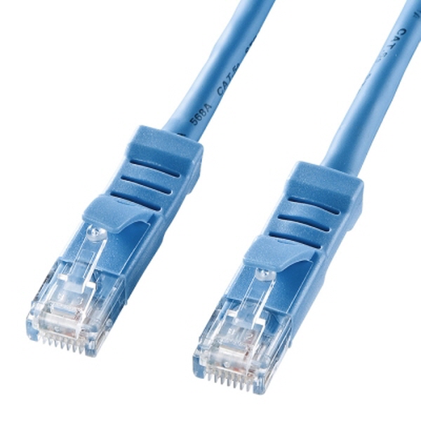 SANWA KB-T5YL-01LB CAT.5E UTP 다이렉트 케이블 1m(플렉시블 커넥터)