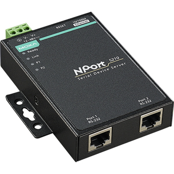 MOXA(모싸) ★재고보유★ NPort 5210KR 2포트 RS232 디바이스 서버 (아답터 포함)