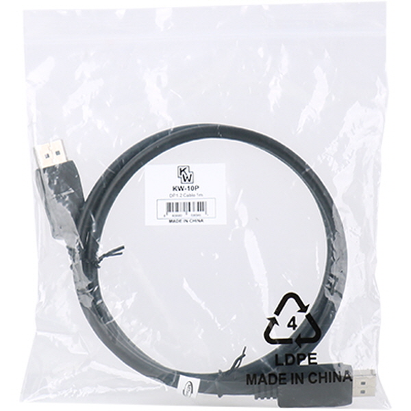 [표준제품]KW KW10P DisplayPort 1.2 케이블 1m