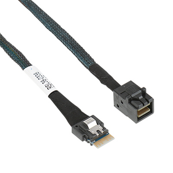 NETmate NM-SA07 내장형 Mini SAS HD(SFF-8643)/Slimline SAS(SFF-8654) 케이블 0.5m