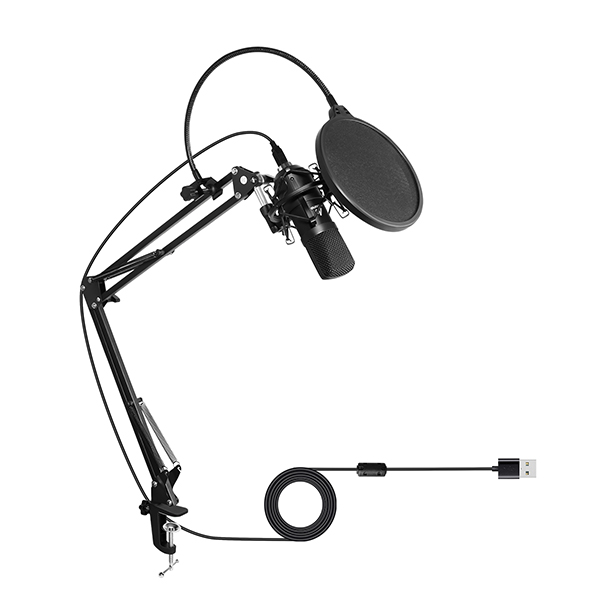 NETmate NM-BC03 방송용 USB 스탠드 마이크 세트