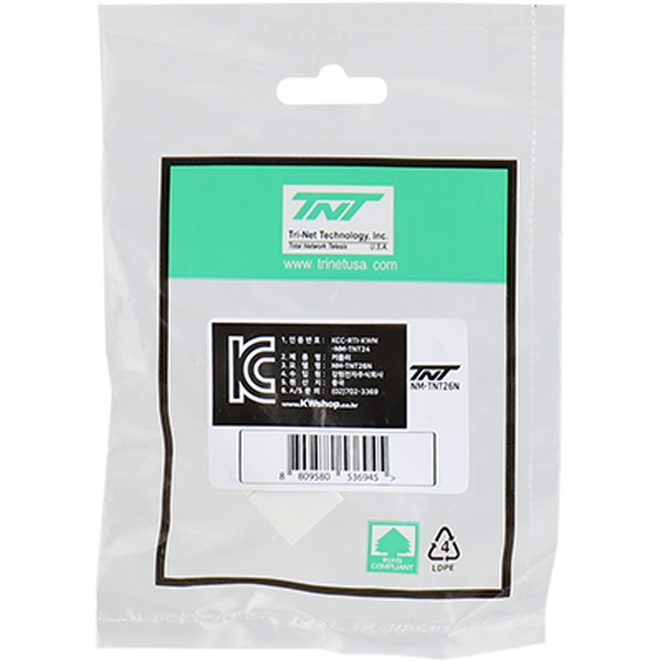 TNT NM-TNT21N CAT.6 UTP 스냅인 네트워크 모듈(커플러)