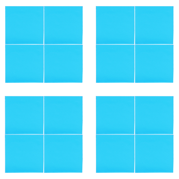 Pro-7 P-N2016L 지진 대비 전도 방지 내진 매트(20x20x5mm/64kg/블루)