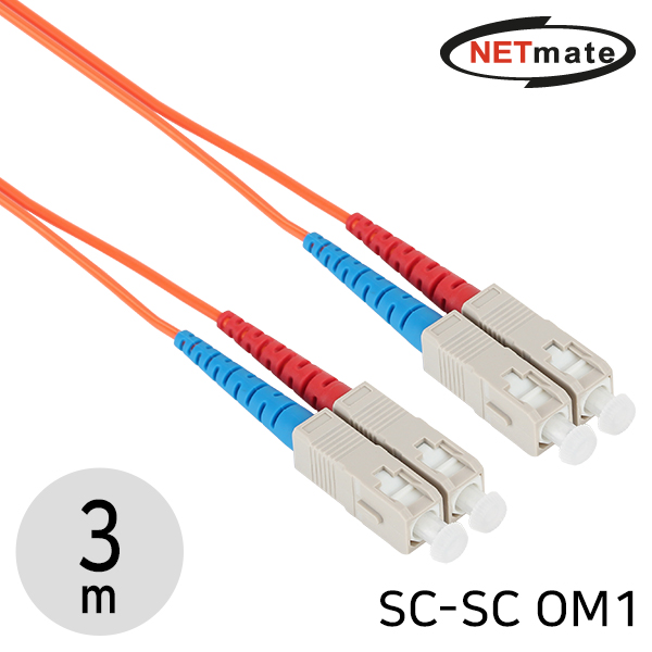 NETmate NM-SS203MZ 광점퍼코드 SC-SC-2C-멀티모드 3m