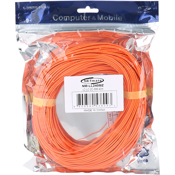 NETmate NM-LL240MZ 광점퍼코드 LC-LC-2C-멀티모드 40m