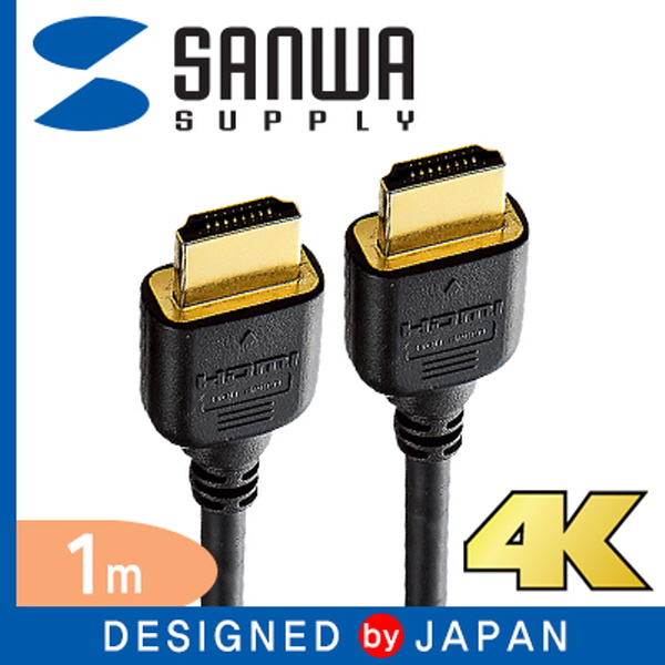 SANWA KM-HD20-10FC 4K 30Hz HDMI 1.4 케이블 1m