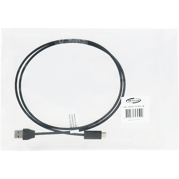NETmate CBL-32PU3.1G1XX-1M USB3.1 Gen1(3.0) AM-CM Ultra Slim 케이블 1m