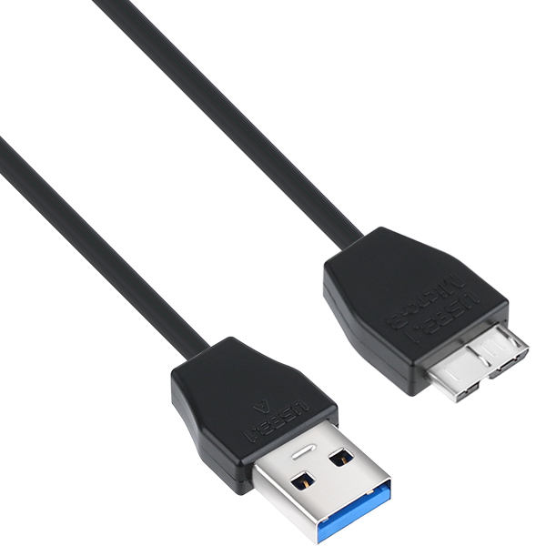 NETmate CBL-32USPD302MB-0.5M USB3.0 AM-MicroB Ultra Slim 케이블 0.5m